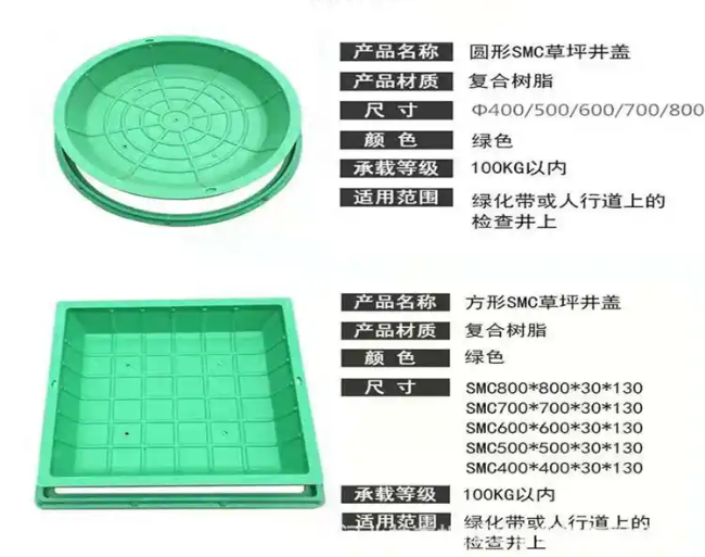 梅县树脂复合种植井盖展示